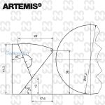 Set martinela za bilijar sto Artemis N.66