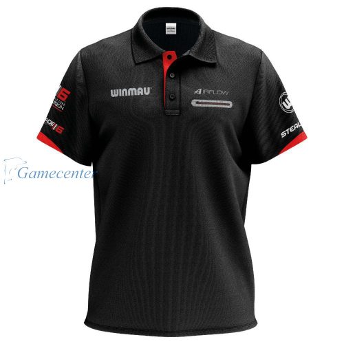 Majica Winmau Pro-Line,crna, veličina XXXL