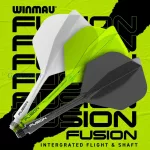 Integrisana pera i tela Winmau Fusion žuta, standard pero i medium telo
