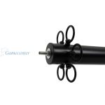 Stalak za 6 štapa metalni, crni