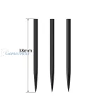 Zamenski vrhovi za steel strelice Harrows crni, 38mm, 3kom