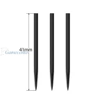 Zamenski vrhovi za steel strelice Harrows crni, 41mm, 3kom