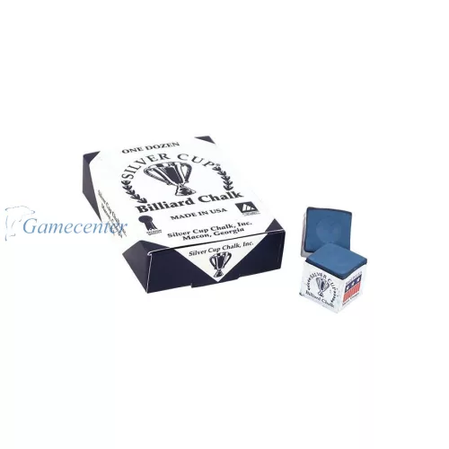 Bilijar kreda Silver Cup, plava, 1kom.