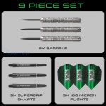 Set strelica steel Harrows Impact 24g 90% wolfram