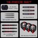 Set strelica steel Harrows Ryan Searle Series 3 30g Quick Point 90% wolfram