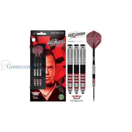Strelice Bull's steel Max Hopp 3.0 23g, 90% wolfram