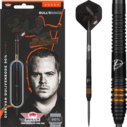 Set strelica steel Bull's Dirk van Duijvenbode E2 24g, 90% wolfram