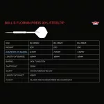 Set strelica steel Bull's Florian Preis 20g 90% wolfram