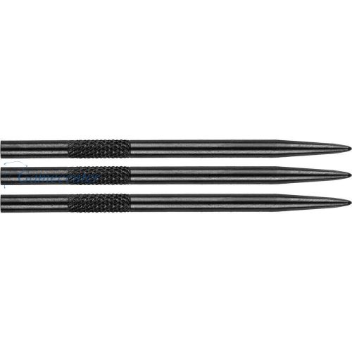 Vrhovi za strelice Bull's steel Knurled, 45mm, crni - 3kom