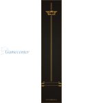 Podmetač za tablu Bull's Advantage sa startnom linijom 300x85cm, crno-narandžasti