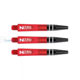 Tela za strelice Red Dragon Nitrotech plastična crvena sa aluminijumskim vrhom, short, 36mm
