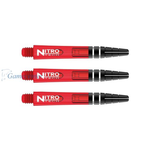 Tela za strelice Red Dragon Nitrotech plastična crvena sa aluminijumskim vrhom, short, 36mm