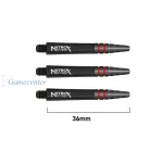 Tela za strelice Red Dragon Nitro XFire crna, short 36mm
