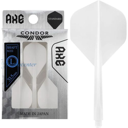 Pera za strelice Condor AXE bela, standardno pero i duže telo