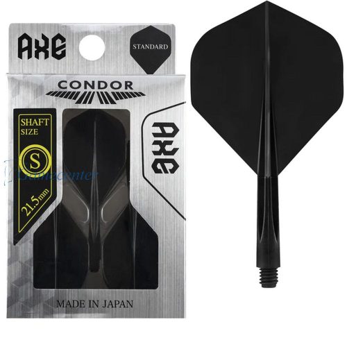 Pera za strelice Condor AXE crna, standard pero i short telo