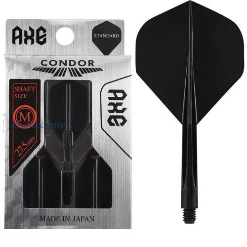 Pera za strelice Condor AXE crna, standard pero i midi telo