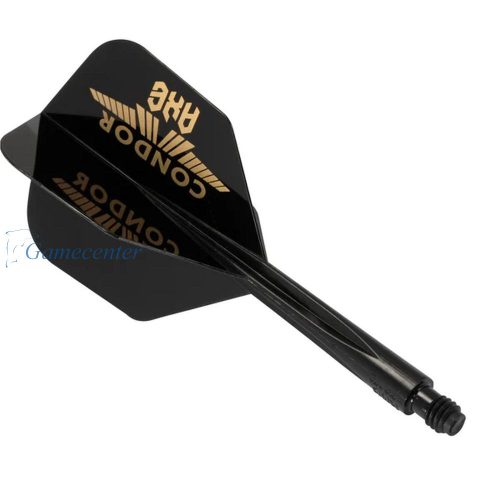 Pera za strelice Condor AXE Logo crno-zlatna,small pero i midi telo