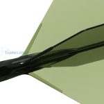 Pera i tela za strelice Cuesoul ROST 77 providno zelena, Big Wing pera i intermediate tela