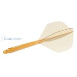 Pera i tela za strelice Cuesoul ROST 77 providno narandžasta, Big Standard Wing pera i medium tela