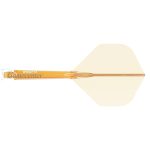 Pera i tela za strelice Cuesoul ROST 77 providno narandžasta, Big Standard Wing pera i medium tela