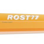 Pera i tela za strelice Cuesoul ROST 77 providno naradžasta, Small Standard Wing pera i medium tela