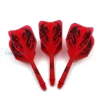Pikado pera i tela Cuesoul ROST AK5 B Dragon, crvena, Big Wing pera i medium tela