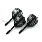 Pikado pera i tela Cuesoul ROST AK5 B Skeleton, crna, Big Wing pera i medium tela