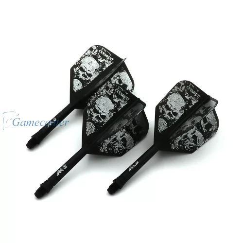 Pikado pera i tela Cuesoul ROST AK5 B Skeleton, crna, Big Wing pera i medium tela