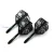 Pikado pera i tela Cuesoul ROST AK5 B Skeleton, crna, Big Wing pera i medium tela