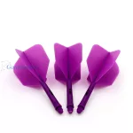 Pikado pera i tela Cuesoul ROST AK5 B Solid, ljubičasta, Big Wing pera i intermediate tela