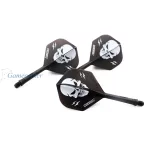 Pikado pera i tela Cuesoul ROST AK5 B Skeleton, crna, Standard Wing pera i intermediate tela