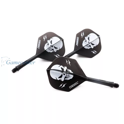 Pikado pera i tela Cuesoul ROST AK5 B Skeleton, crna, Standard Wing pera i intermediate tela