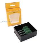 Pera i tela za strelice Cuesoul ROST T19 zeleno-providna, Big Standard Wing pera i short tela