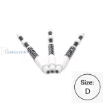 Tela za strelice Cuesoul TERO+ AK7P bela, D, 47mm