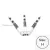 Tela za strelice Cuesoul TERO+ AK7P bela, H, 64mm