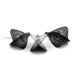 Pera za strelice Cuesoul TERO AK4, kite, crna sa motivom gorile
