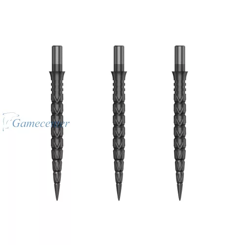 Zamenski vrhovi za steel strelice Cuesoul Touch Point II V Cuts metalik sivi, 29mm