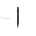 Zamenski vrhovi za steel strelice Cuesoul Touch Point II V Cuts metalik sivi, 29mm