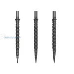 Zamenski vrhovi za steel strelice Cuesoul Touch Point II V Cuts metalik sivi, 33mm