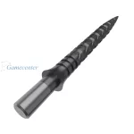 Zamenski vrhovi za steel strelice Cuesoul Touch Point II V Cuts metalik sivi, 33mm