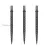 Zamenski vrhovi za steel strelice Cuesoul Touch Point II V Cuts metalik sivi, 37mm