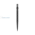 Zamenski vrhovi za steel strelice Cuesoul Touch Point II V Cuts metalik sivi, 37mm