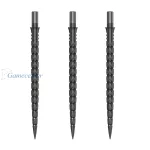 Zamenski vrhovi za steel strelice Cuesoul Touch Point II V Cuts metalik sivi, 41mm