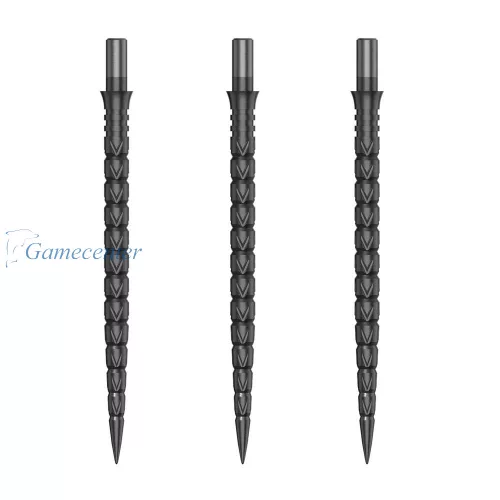 Zamenski vrhovi za steel strelice Cuesoul Touch Point II V Cuts metalik sivi, 41mm