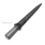 Zamenski vrhovi za steel strelice Cuesoul Touch Point II V Cuts metalik sivi, 41mm