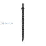 Zamenski vrhovi za steel strelice Cuesoul Touch Point II V Cuts metalik sivi, 41mm