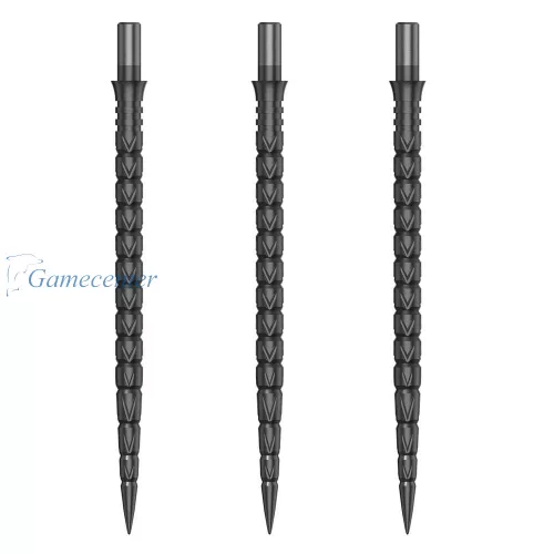Zamenski vrhovi za steel strelice Cuesoul Touch Point II V Cuts metalik sivi, 45mm