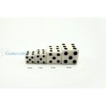 Set kockica za poker 10mm od prave kosti, 2 kom