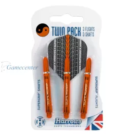 Set pikado tela+pera Harrows TWIN PACK narandžasta