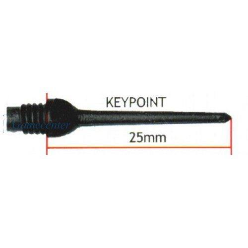 Vrhovi za strelice Harrows soft Keypoint 30 kom. crni